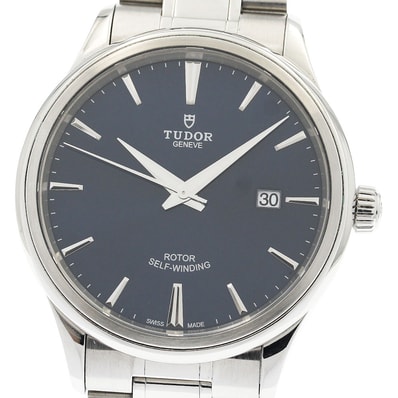 ☆良品 ★保 チュードル スタイル デイト 12700 メンズ 【中古】