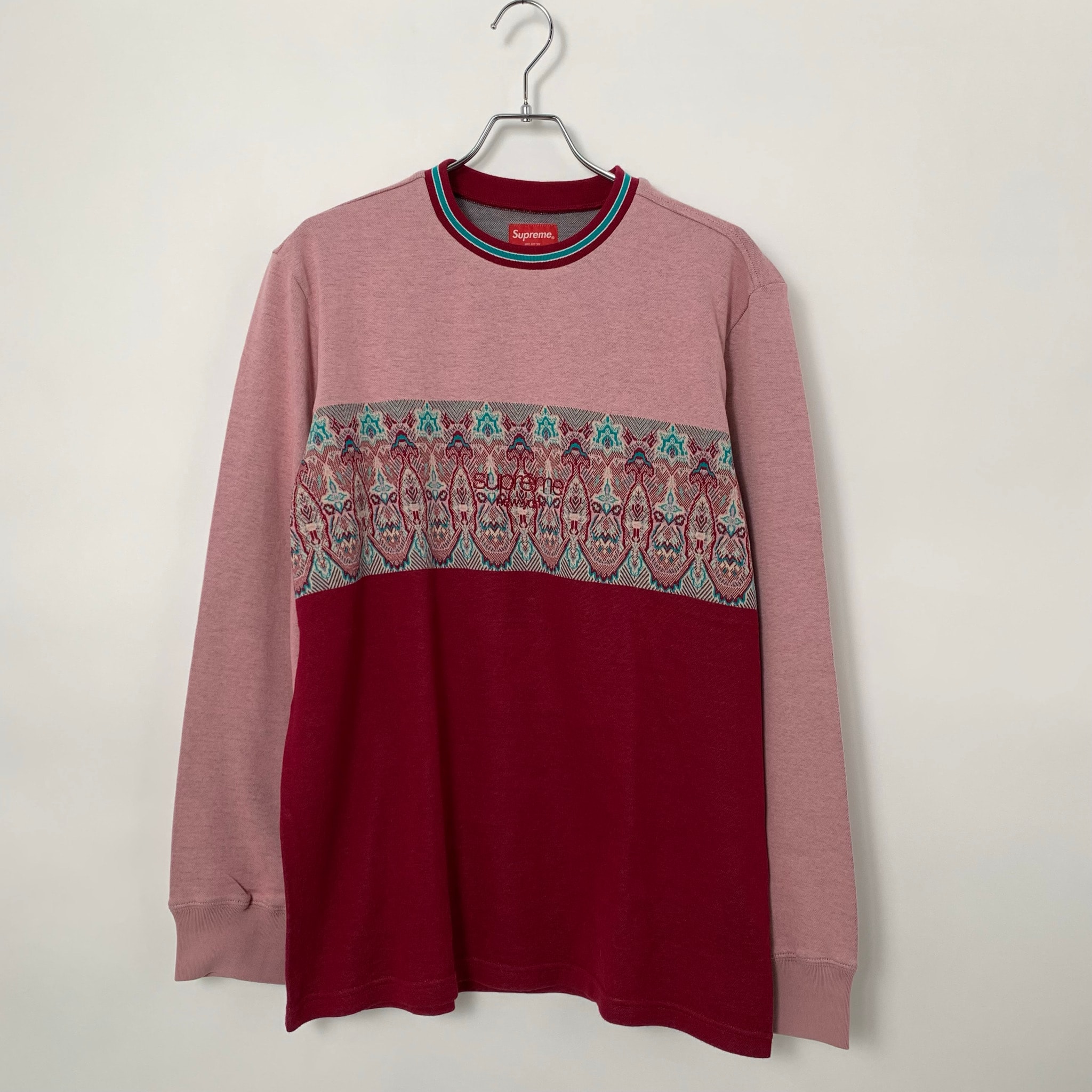 Supreme Paisley Stripe LS Top 