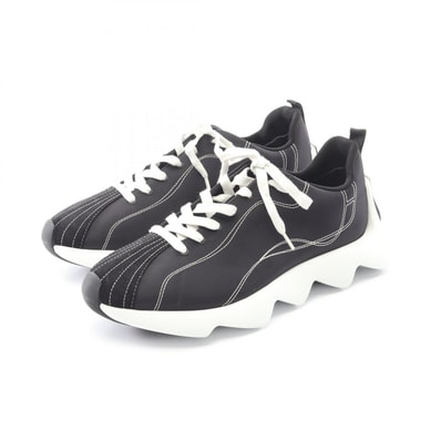 エルメス HERMES アンヴォル スニーカー 靴 スウェード ファブリック メンズ ブラック系 【中古】