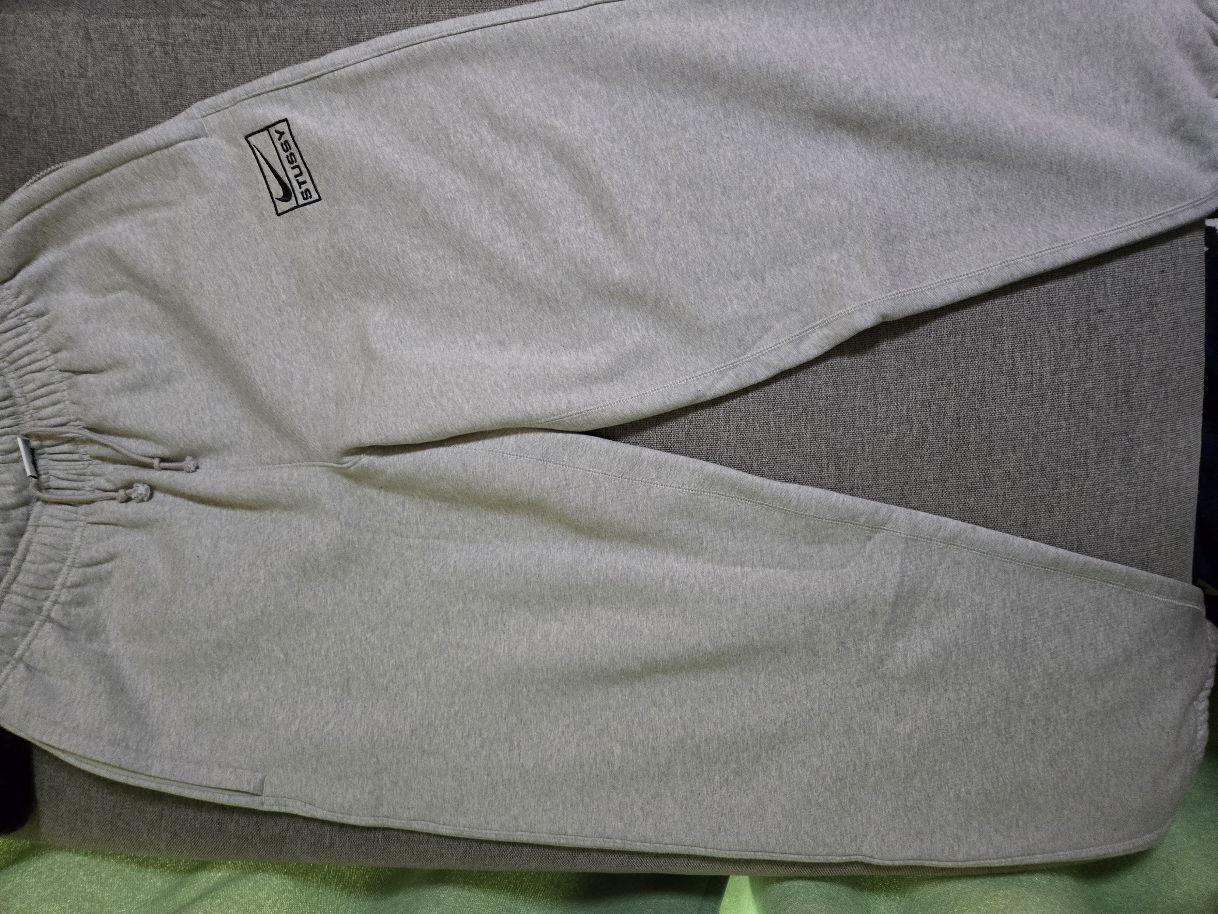 Stussy x Nike Fleece Pant "Grey Heather" (US Size) FN5231-050