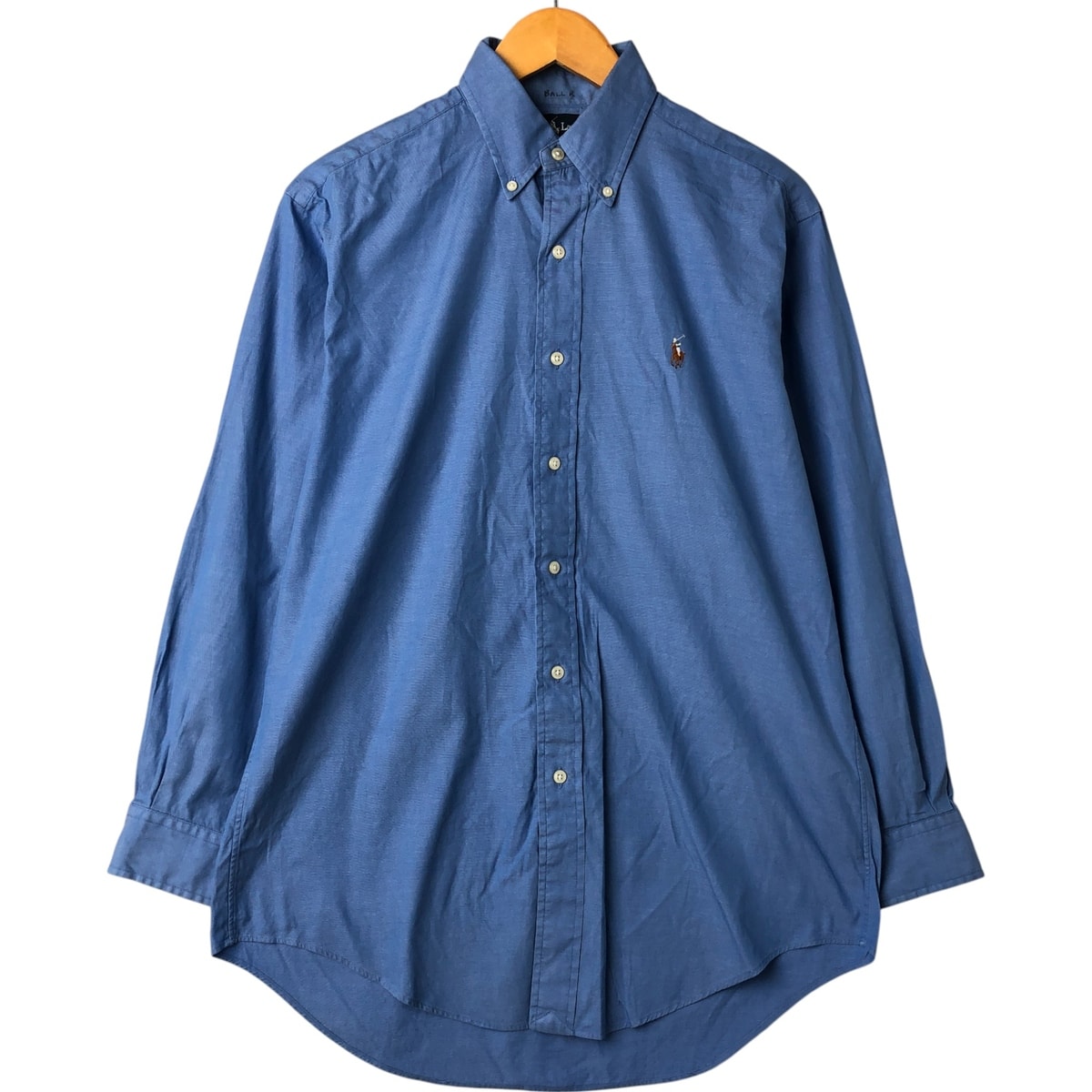 古着 ラルフローレン Ralph Lauren YARMOUTH 長袖 ボタンダウンシャツ メンズM相当/eaa549231