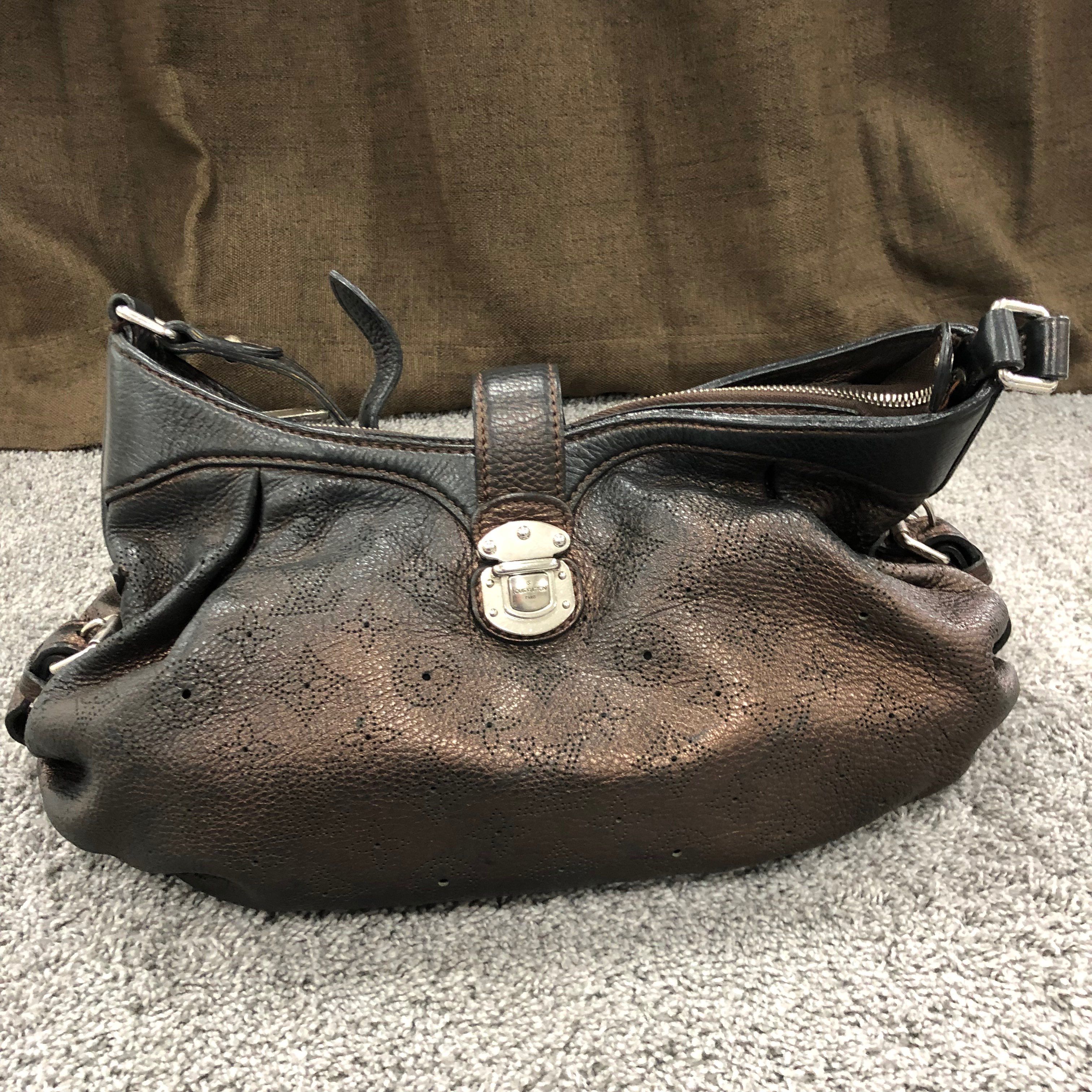 Louis Vuitton Mahina XS Thiells PM Shoulder Bag "Bronze"