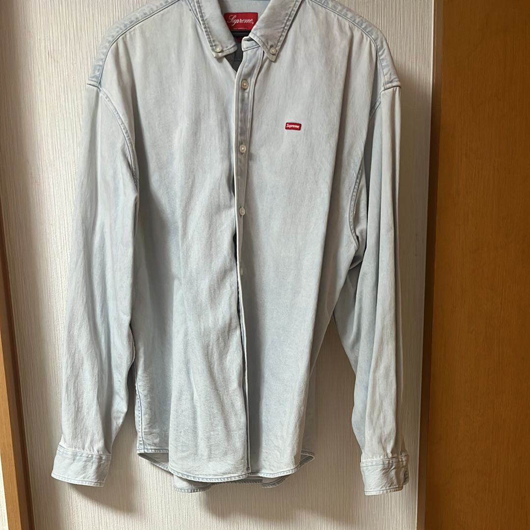 Supreme Small Box Shirt "Denim" (23SS)
