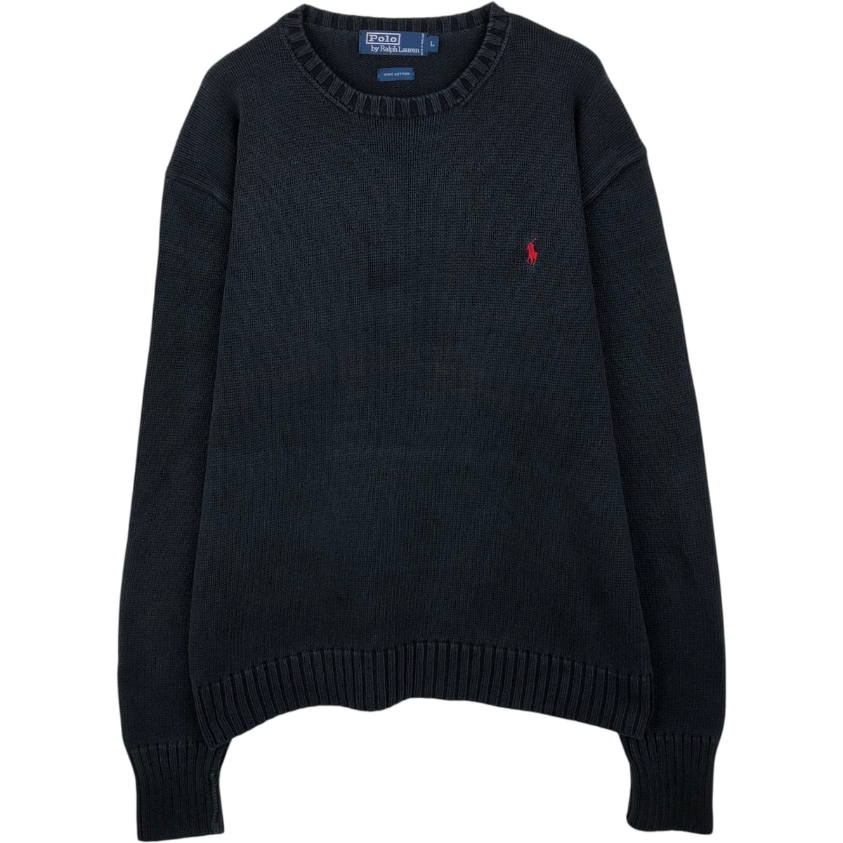 古着 ラルフローレン Ralph Lauren POLO by Ralph Lauren コットンニットセーター メンズL相当/eaa637510