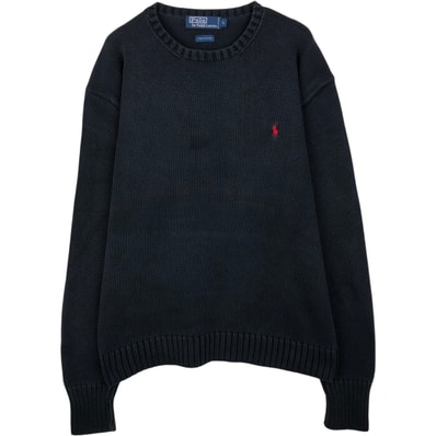 古着 ラルフローレン Ralph Lauren POLO by Ralph Lauren コットンニットセーター メンズL相当/eaa637510