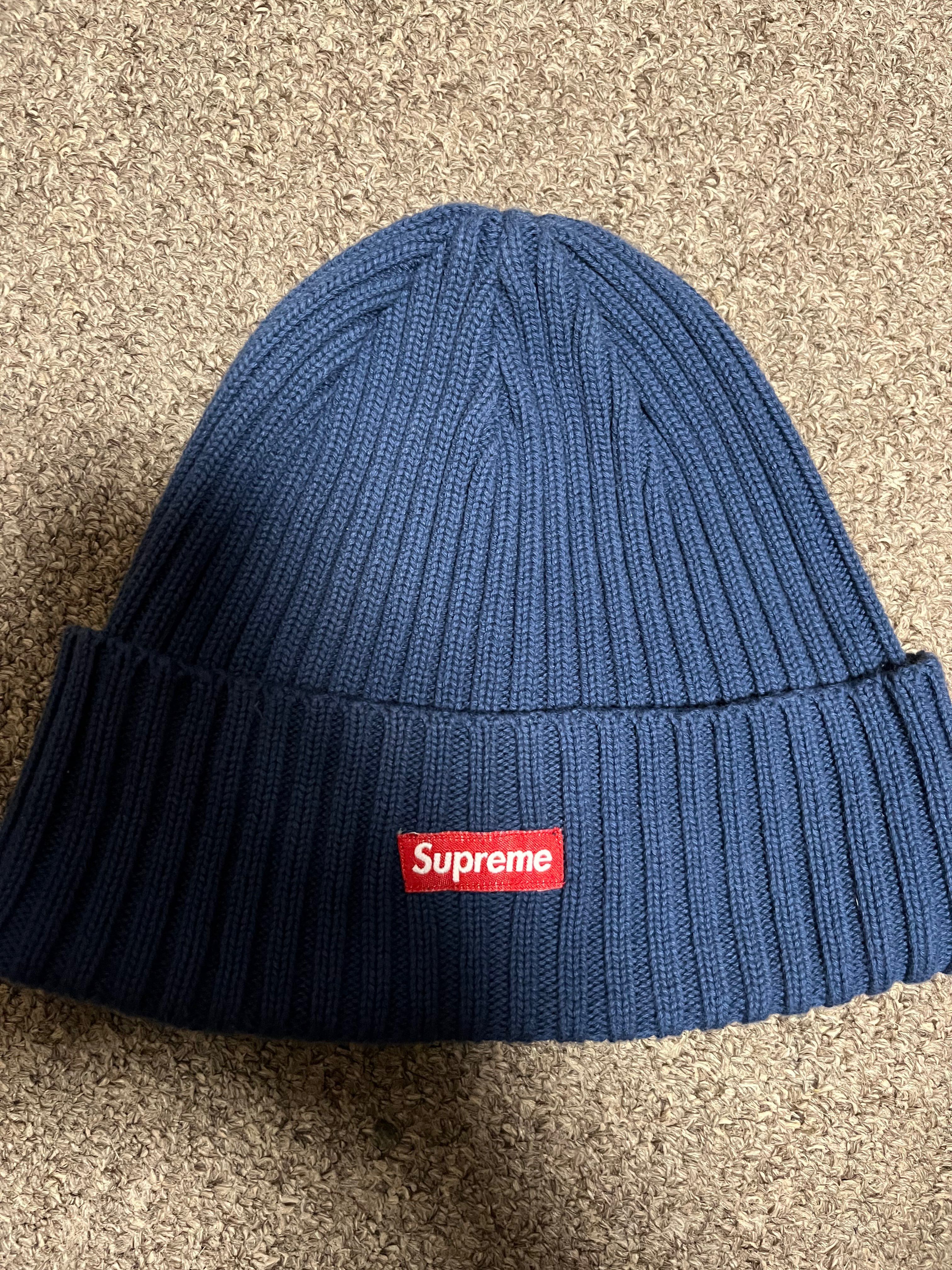 Supreme Overdyed Beanie "Blue"(20SS)