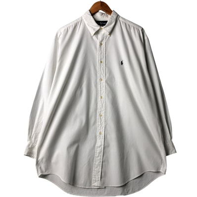 古着 ラルフローレン Ralph Lauren YARMOUTH 長袖 ボタンダウンシャツ メンズL相当/eaa591413
