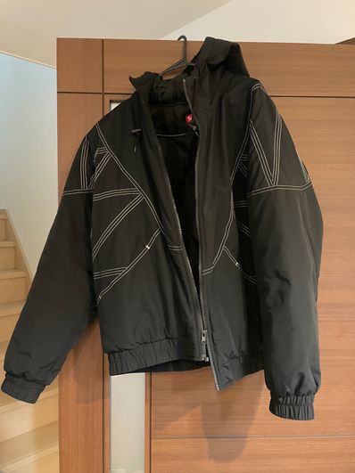 Supreme Zig Zag Stitch Puffy Jacket "Black"