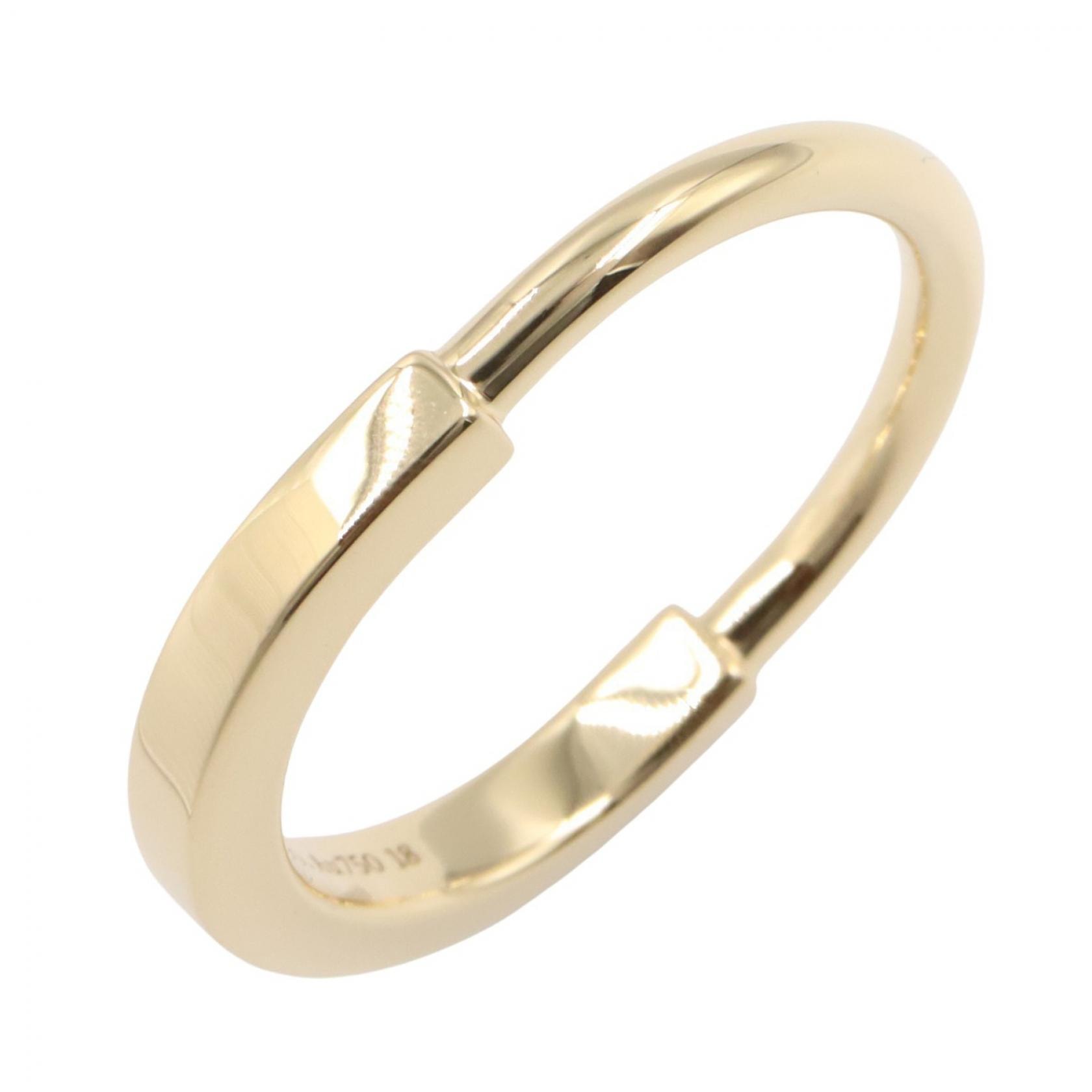 ティファニー TIFFANY&CO ロック リング リング・指輪 ジュエリー K18(イエローゴールド) レディース ゴールド系 【中古】