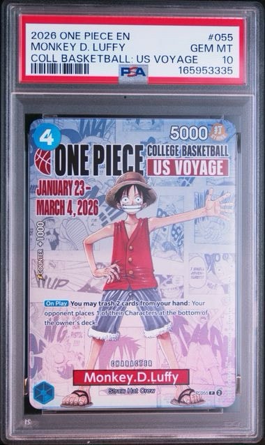 PSA10】モンキー・D・ルフィ：P (開封済) [P-055]【英語版