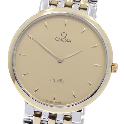 オメガ OMEGA デビル ラウンド クォーツ メンズ _980515