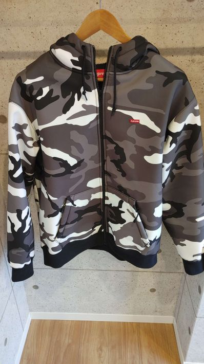 Supreme WINDSTOPPER Zip Up Hooded Sweatshirt "Snow Camo"