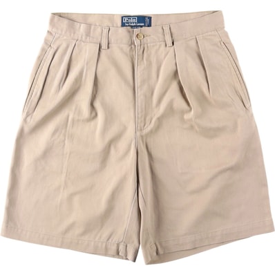 古着 ラルフローレン Ralph Lauren POLO by Ralph Lauren TYLER SHORT ツータック チノショーツ ショートパンツ メンズw32相当/eaa653462