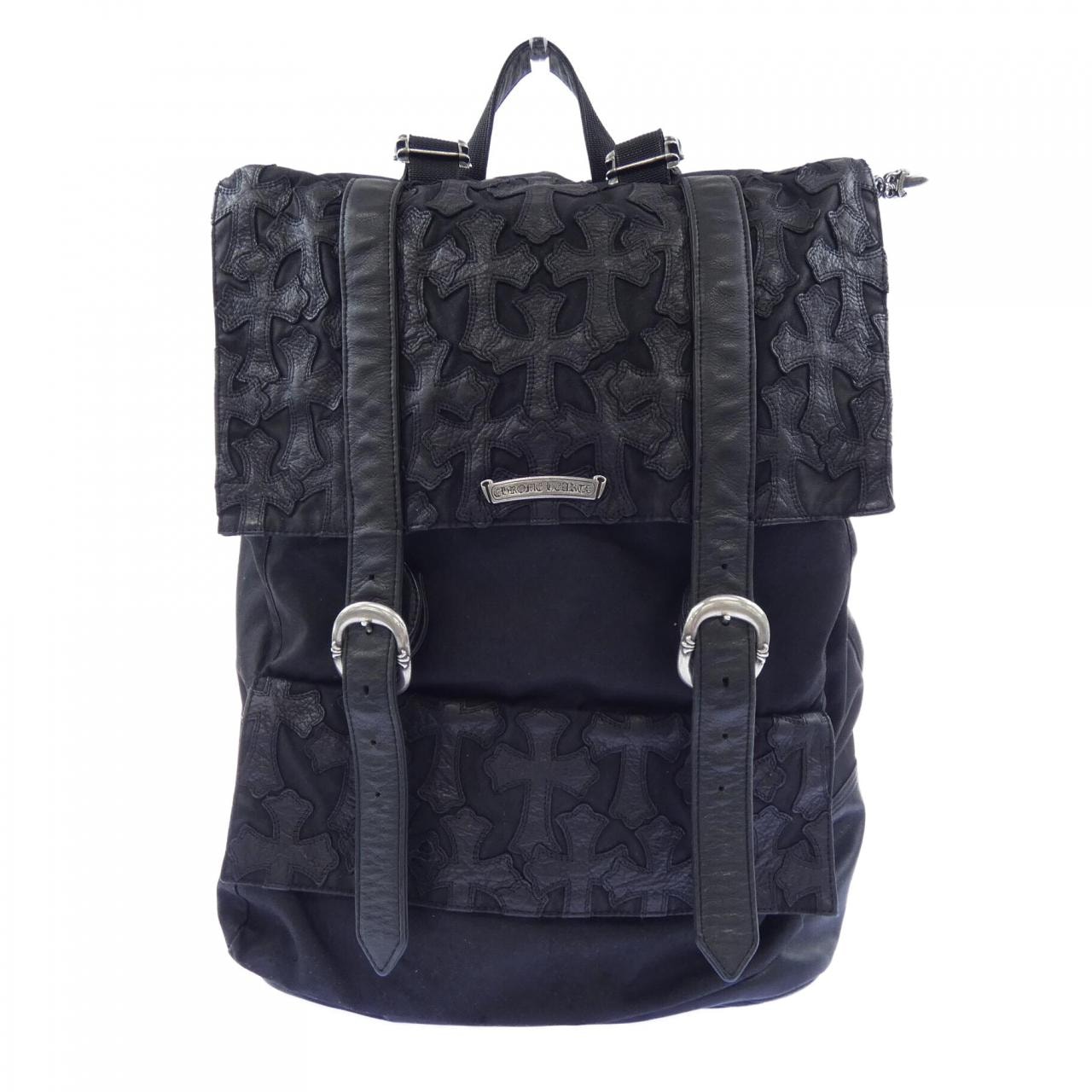 Chrome Hearts Moto Cross Cemetery Patch Gunslinger Strap Backpack "Black"