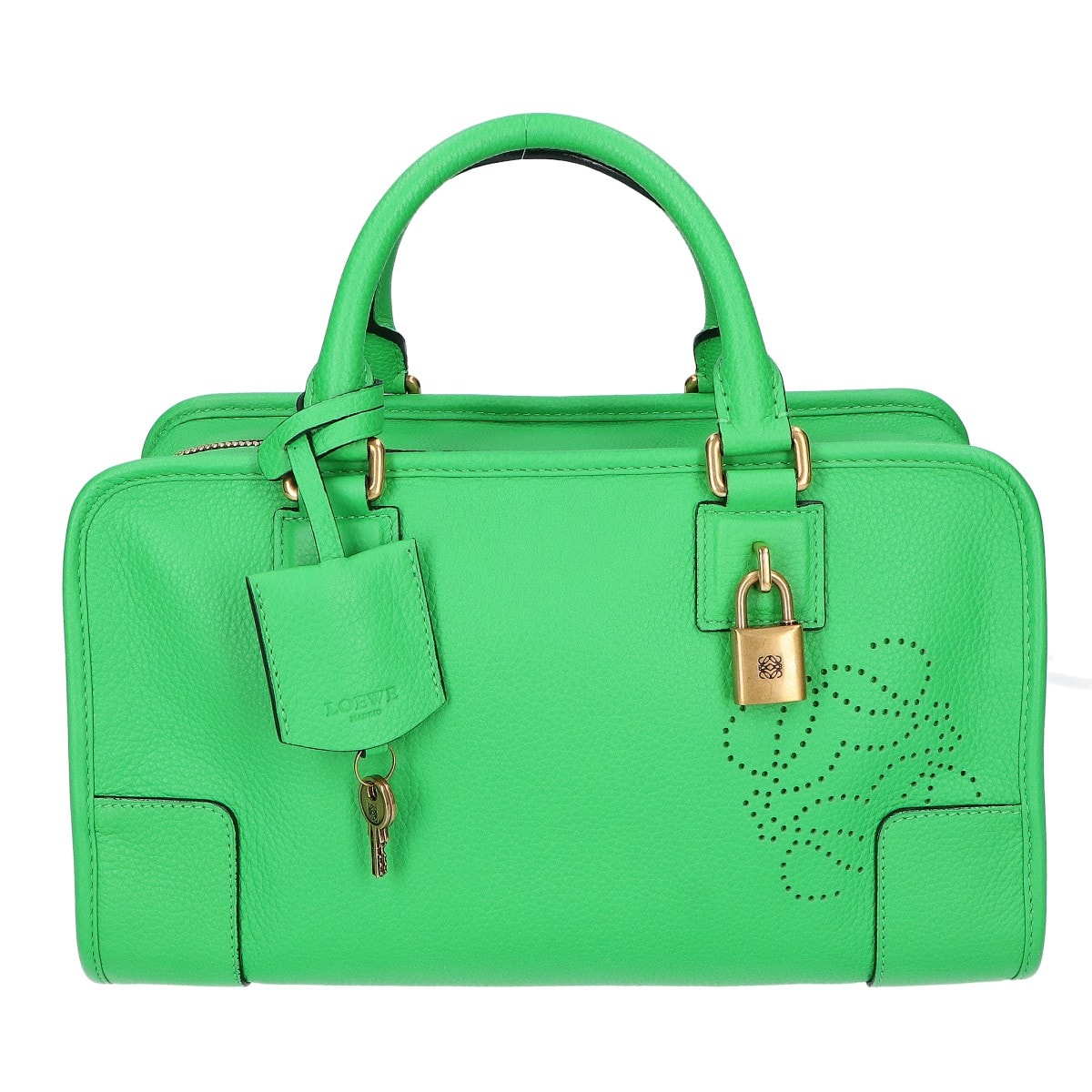 ロエベ 新品同様 リミテッドエディション グレインカーフレザー アナグラム アマソナ28