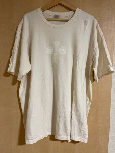 Supreme Cross Box Logo Tee "Natural"