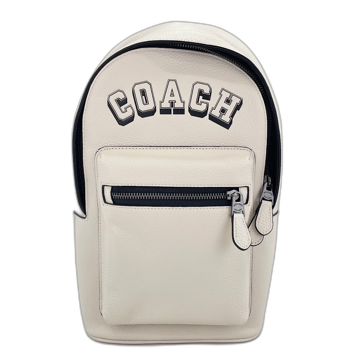 コーチ COACH ウエスト パック・ヴァーシティ モチーフ ボディバッグ レザー【中古】