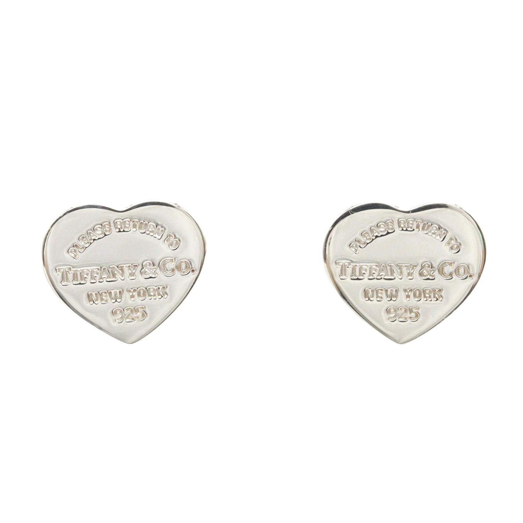 ティファニー TIFFANY&CO リタントゥーティファニーハートピアス ピアス ジュエリー シルバー925 レディース シルバー系 【中古】