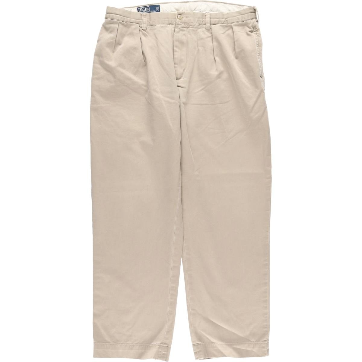 古着 ラルフローレン Ralph Lauren POLO by Ralph Lauren ETHAN PANT ツータック チノパンツ メンズw35相当/eaa524384