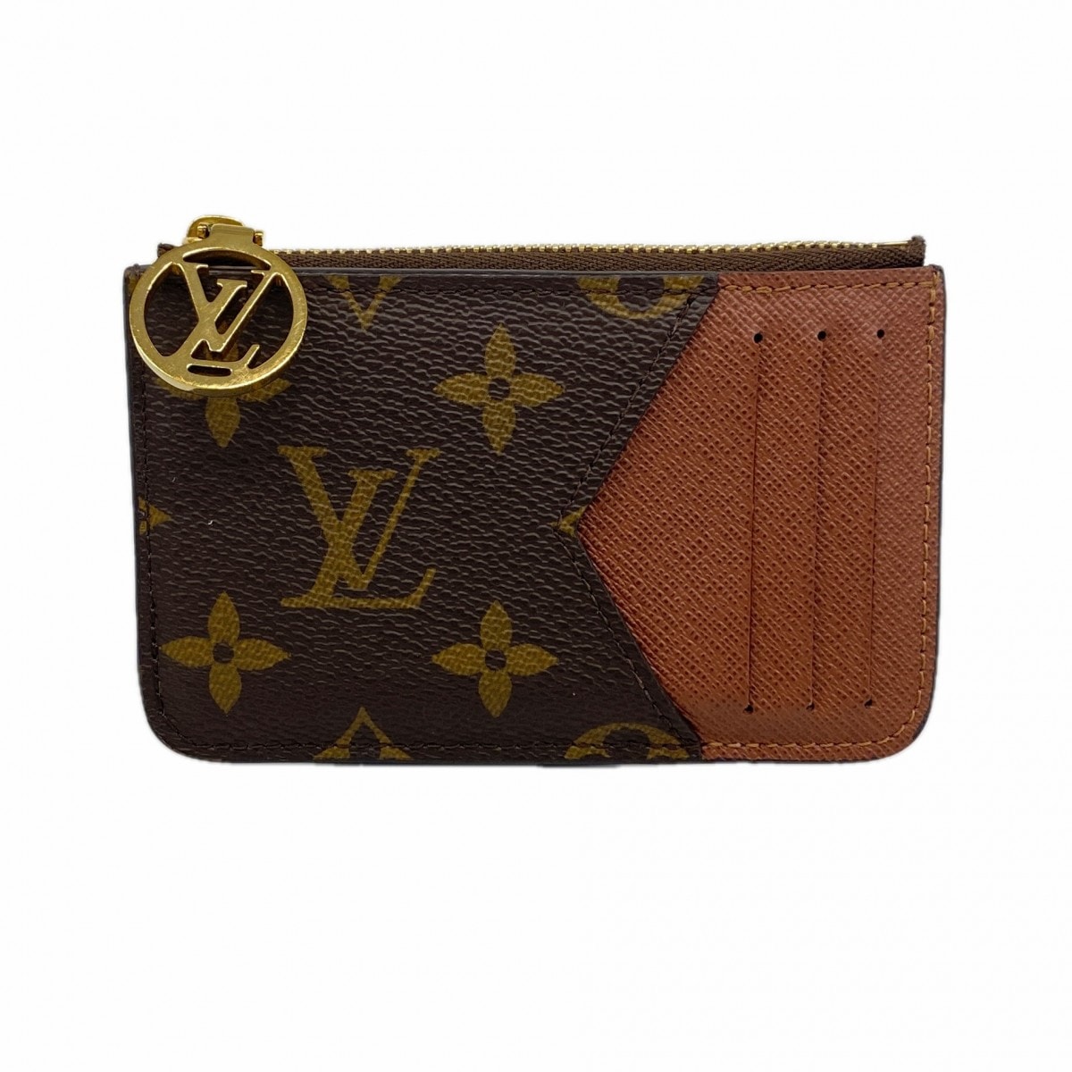 【6db0899】ルイヴィトン コインケース モノグラム ポルトカルトロミー M81880 アルマニャック【中古】レディース