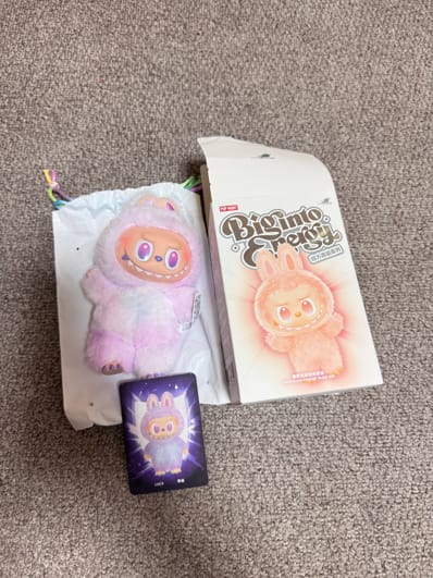 POP MART THE MONSTERS (LABUBU) Big into Energy Series Plush Pendant LUCK