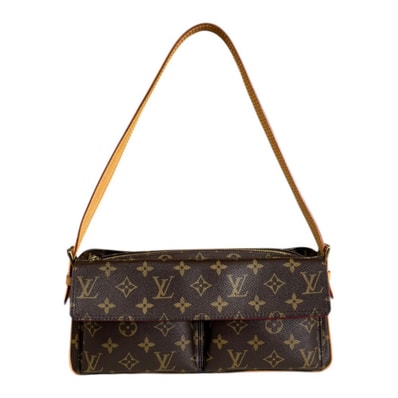 ルイヴィトン ヴィバシテMM モノグラム ショルダーバッグ モノグラムキャンバス M51164 ブラウン レディース LOUIS VUITTON 中古