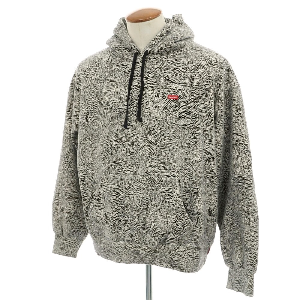 【中古】シュプリーム Supreme 2025年春夏 Small Box Hooded Sweatshirt コットンポリエステル パーカー アイボリーxブラック【サイズM】【メンズ】
