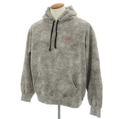 【中古】シュプリーム Supreme 2025年春夏 Small Box Hooded Sweatshirt コットンポリエステル パーカー アイボリーxブラック【サイズM】【メンズ】