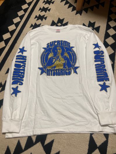 Supreme x HYSTERIC GLAMOUR L/S Tee "White"