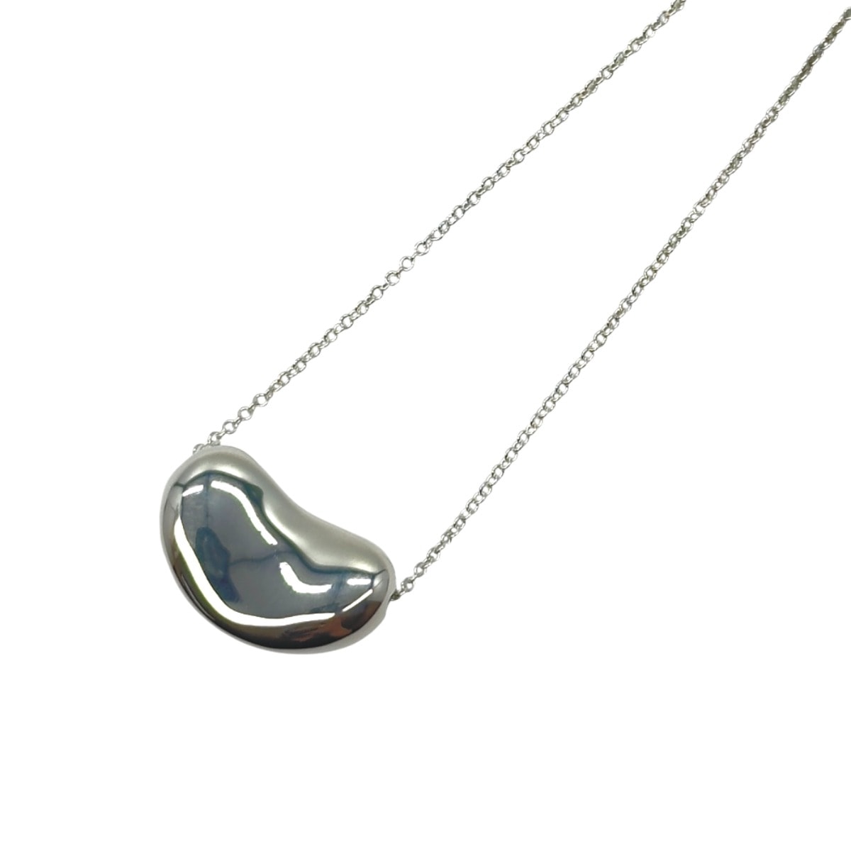 美品 TIFFANY&Co. ティファニー エルサ ペレッティ ビーンズ シルバー シルバー925 ネックレス ペンダント アクセサリー ジュエリー Y1-00017 【中古】
