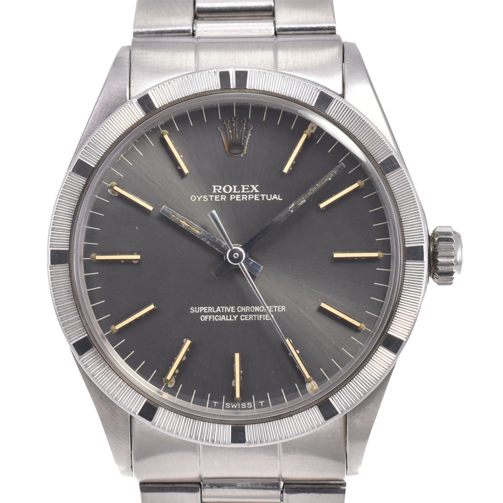 値下 ロレックス ROLEX 1007 オイスターパーペチュアル Cal.1570 自動巻き メンズ P#145651