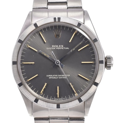 値下 ロレックス ROLEX 1007 オイスターパーペチュアル Cal.1570 自動巻き メンズ P#145651