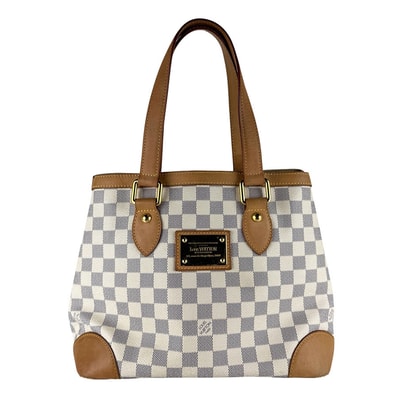 ルイ ヴィトン LOUIS VUITTON ハンドバッグ ダミエ アズール ハムステッドPM ダミエアズールキャンバス アイボリー レディース N51207【中古】 z9965