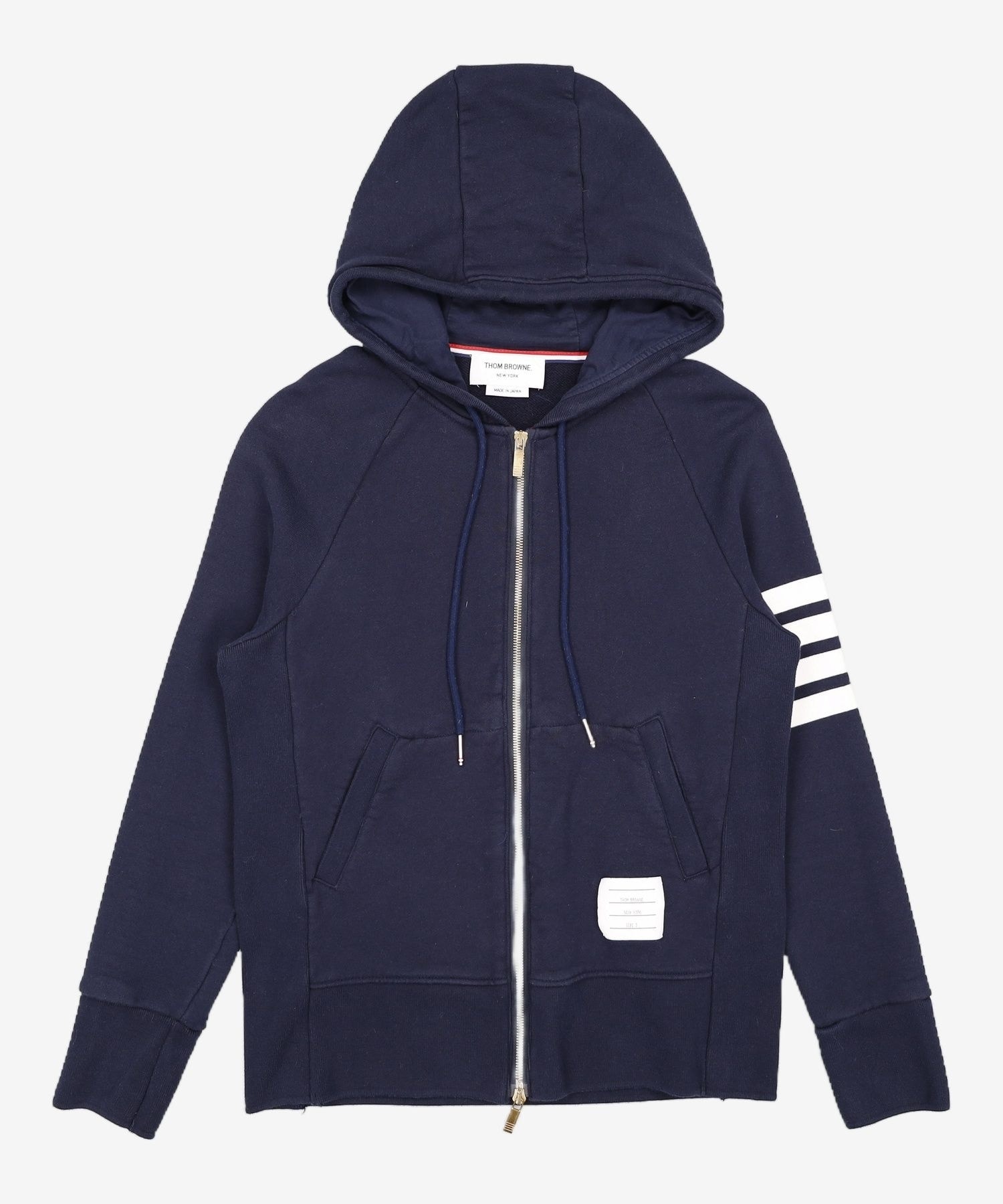 hooded zip-up 