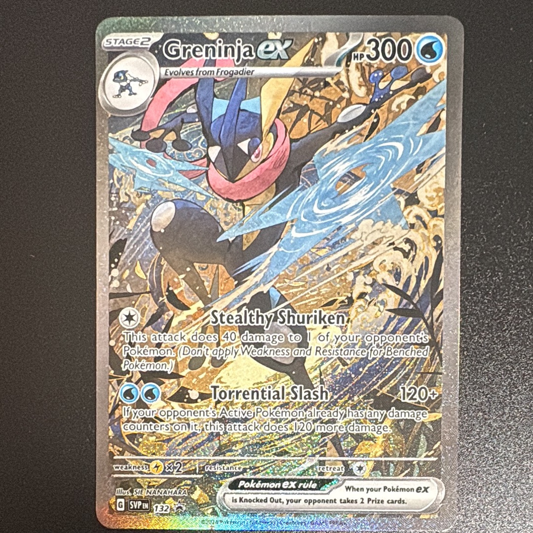 ゲッコウガex P [SVP EN 132]【英語版】(スカーレット&バイオレット「シュラウデッドフェイブル ゲッコウガex スペシャルイラストレーション コレクション」)