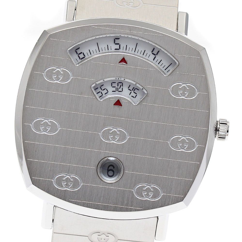 ☆極美品 グッチ グリップウォッチ メンズ 【中古】