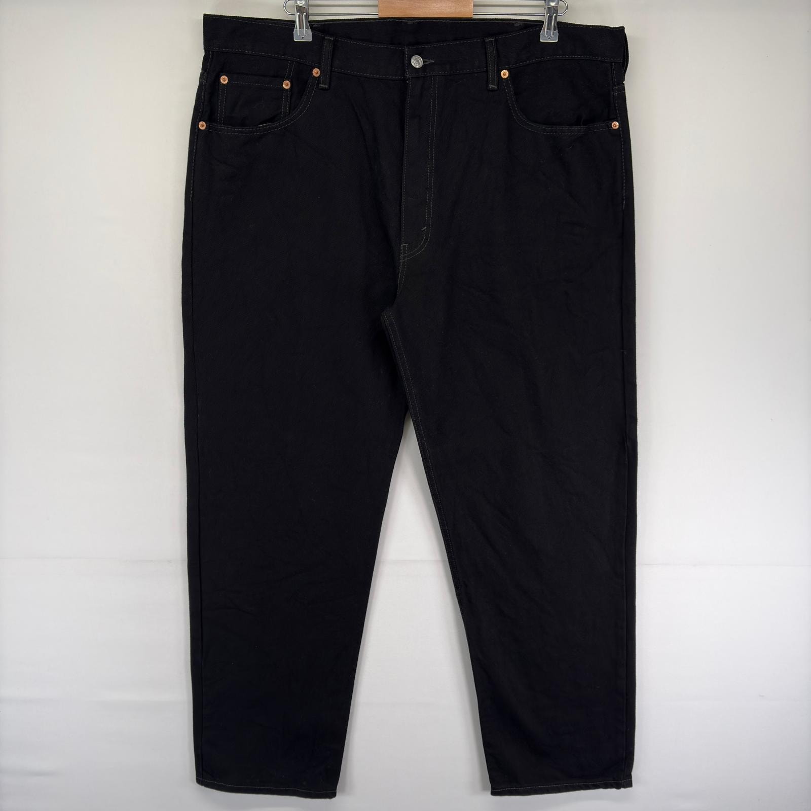 古着 リーバイス Levi's デニム パンツ 550 テーパード バギー ブラックデニム ジーンズ ジーパン w42 L32  ブラック系 メンズ