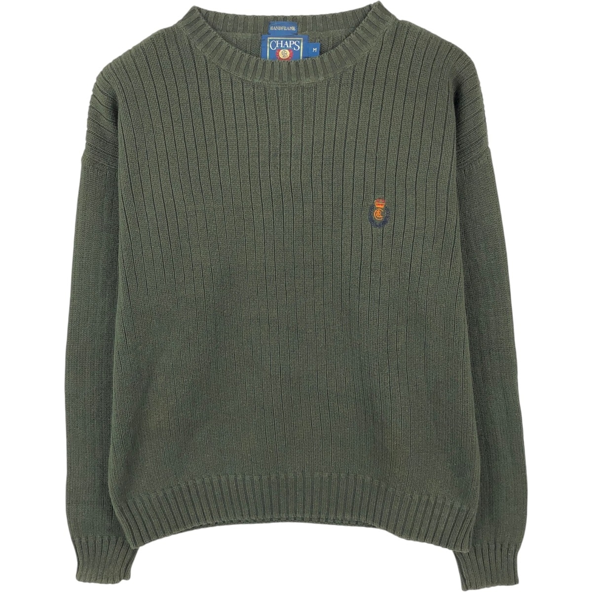 古着 80年代 ラルフローレン Ralph Lauren CHAPS チャップス コットンニットセーター メンズM相当 ヴィンテージ/eaa654433