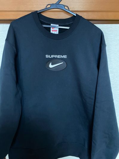 Supreme / Nike Jewel Crewneck "Black"