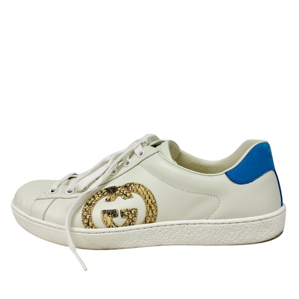 グッチ GUCCI スニーカー インターロッキングG 625783 ホワイト