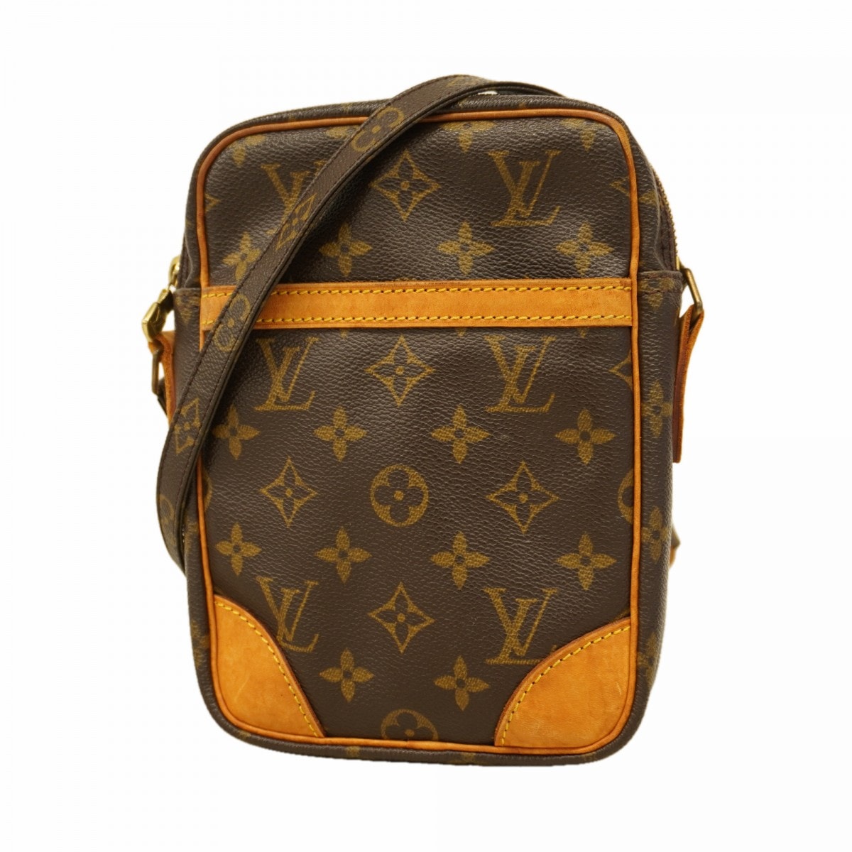 【6dc2821】ルイヴィトン ショルダーバッグ モノグラム ダヌーブ M45266 ブラウン【中古】レディース