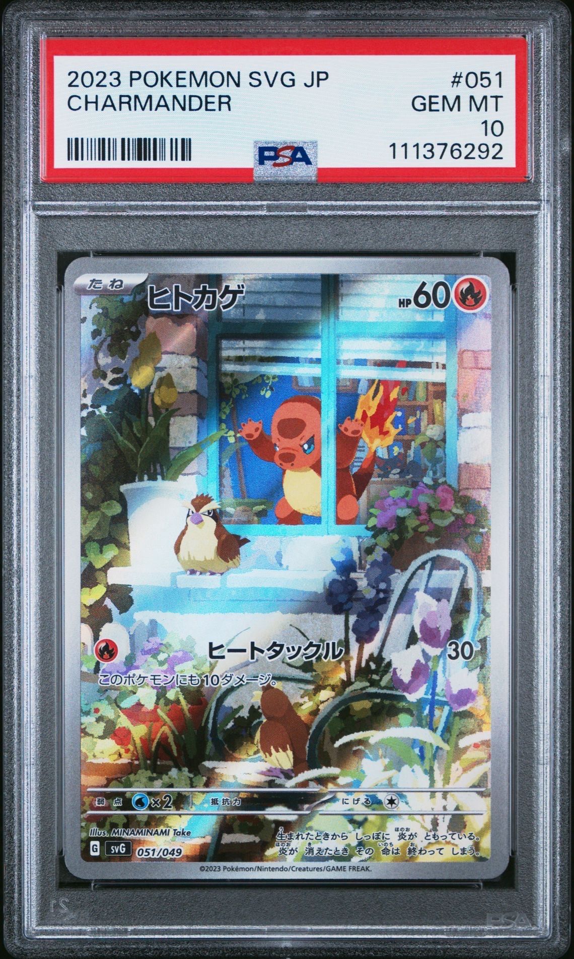 ヒトカゲ :フルイラスト [SVG 051/049](スペシャルデッキセットex「フシギバナ・リザードン・カメックス」)