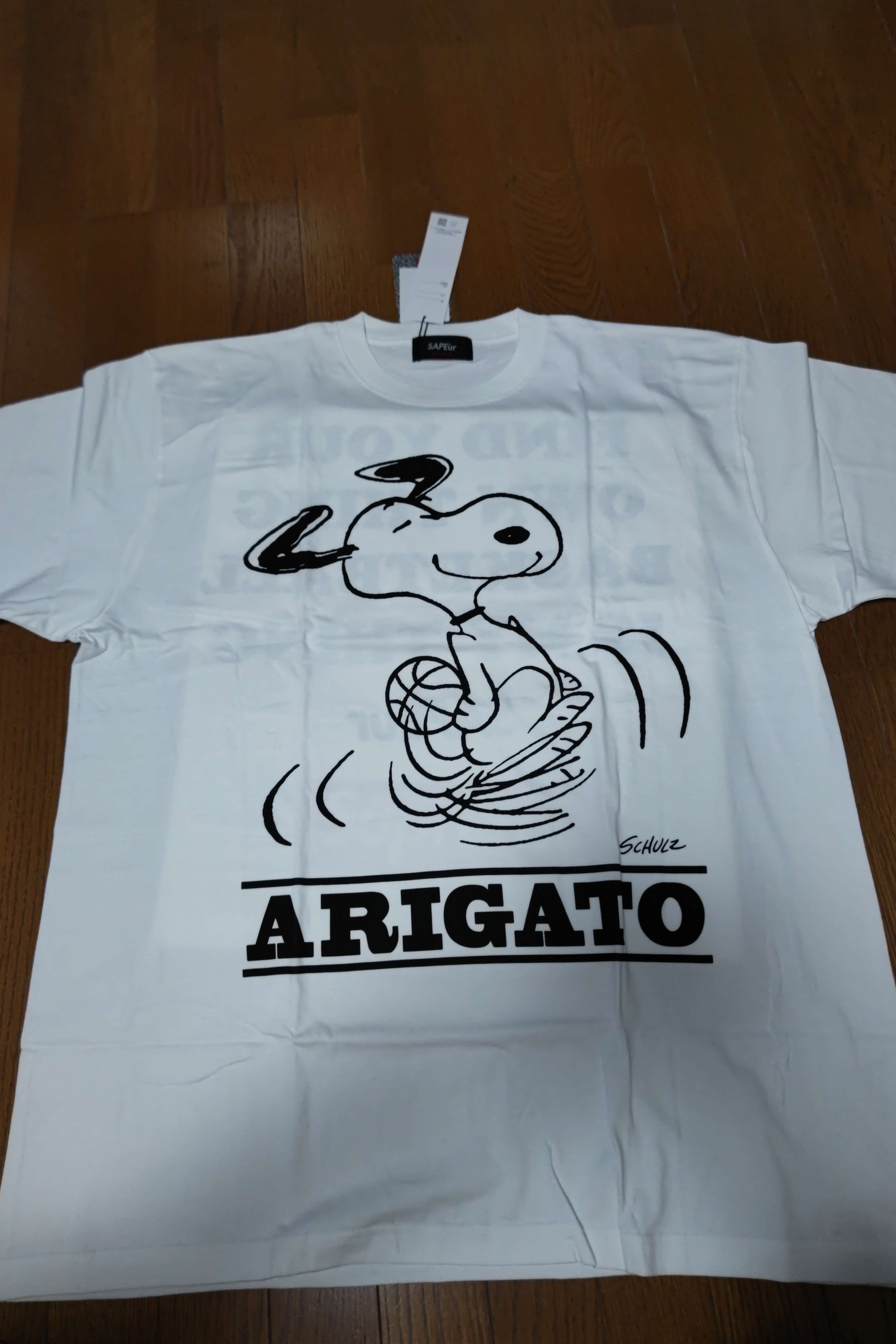 SAPEur ARIGATO SNOOPY Tee