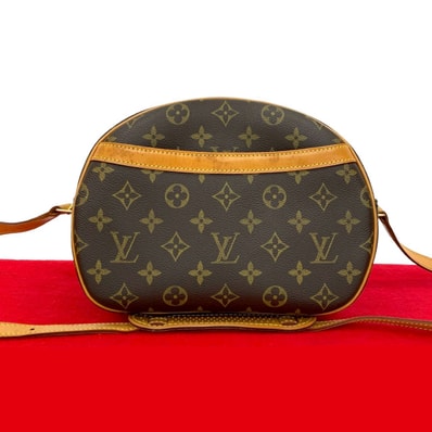 LOUIS VUITTON ルイヴィトン ブロワ モノグラム レザー PVC ショルダーバッグ ブラウン
62775