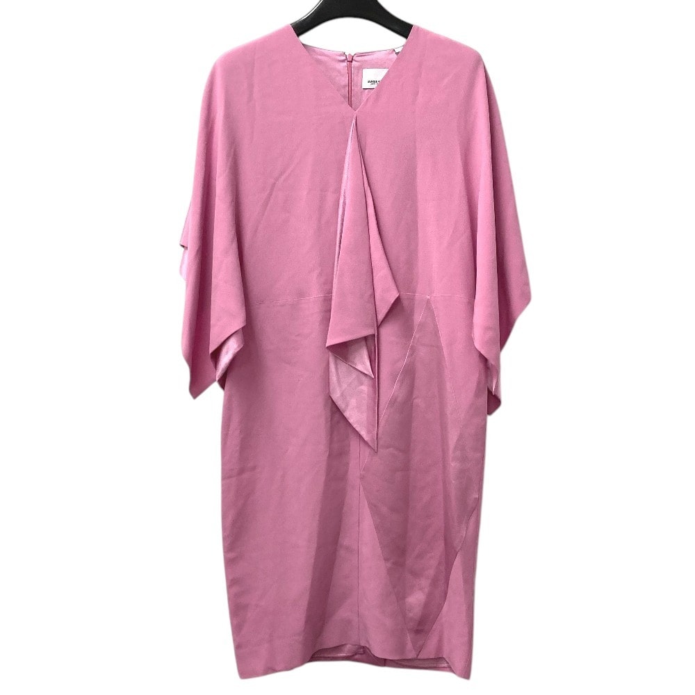 バーバリー BURBERRY Cape Sleeve Silk Dress 8047248 アパレル ドレス ワンピース シルク ピンク 美品