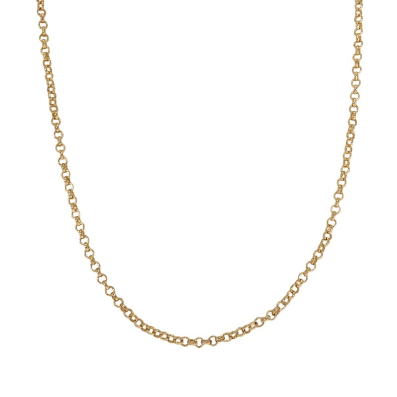 Chrome Hearts 22K Roll Chain Necklace "Yellow Gold"