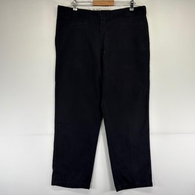 古着 ディッキーズ Dickies パンツ 874 FLEX ワークパンツ ストレート ブラック系 メンズ