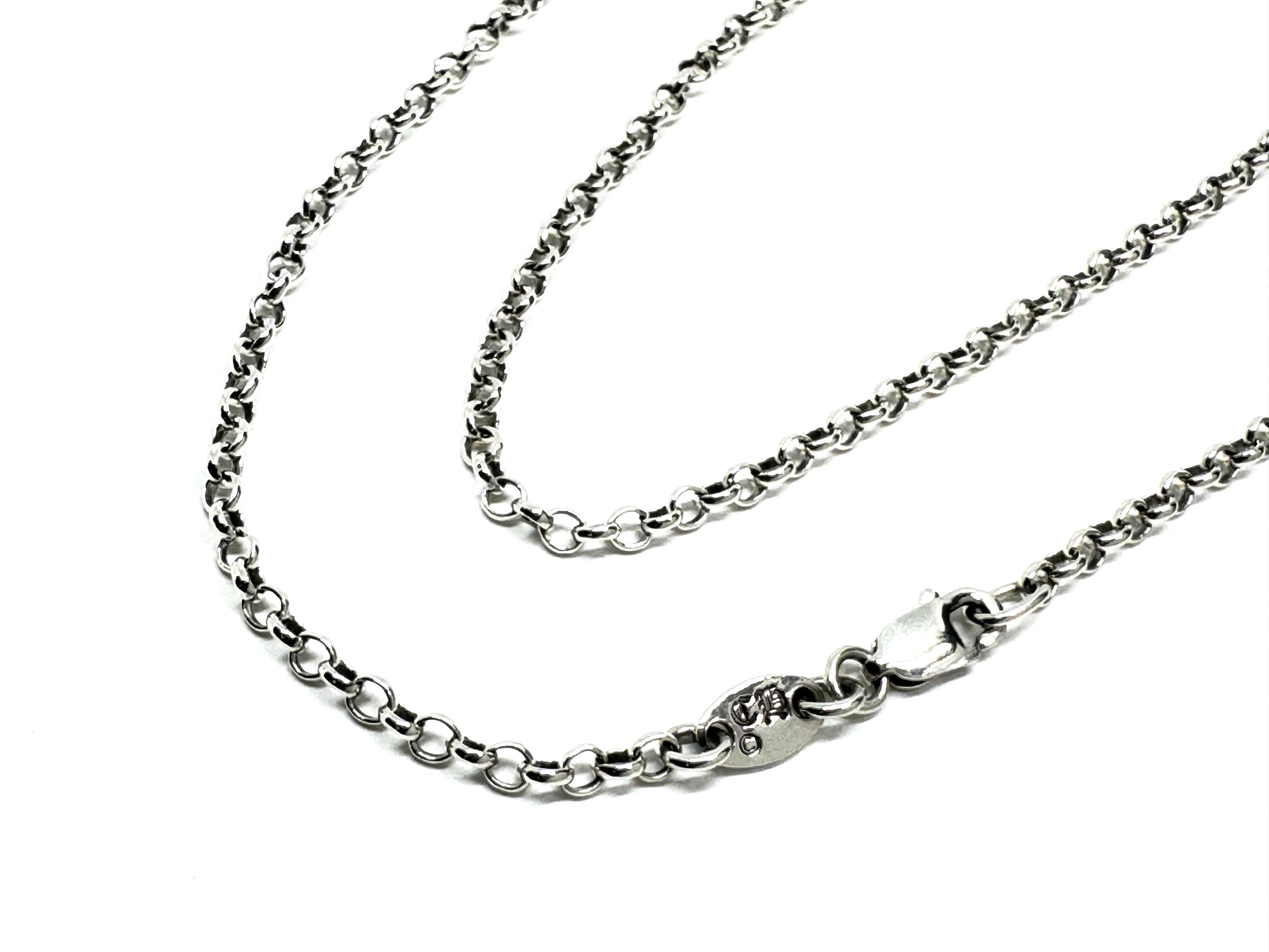 Chrome Hearts Roll Chain Necklace "Silver"