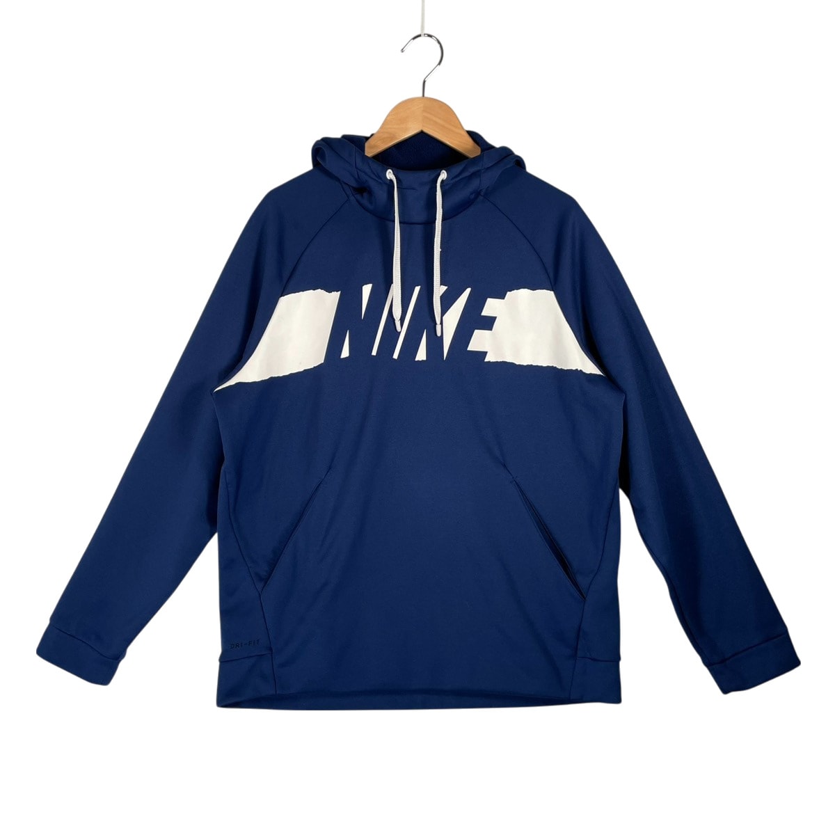 NIKE ナイキ ブランドロゴ 秋冬 AW パーカー ポリエステル ブルー レディース XXL【古着】【中古】