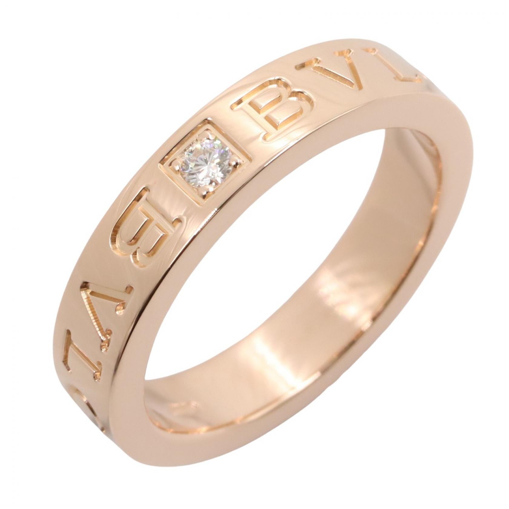 ブルガリ BVLGARI B-zero1 ビーゼロワン リング エッセンシャル 1PD リング・指輪 ジュエリー K18PG(ピンクゴールド) ダイヤモンド レディース ゴールド系 / クリア系 341825 【中古】